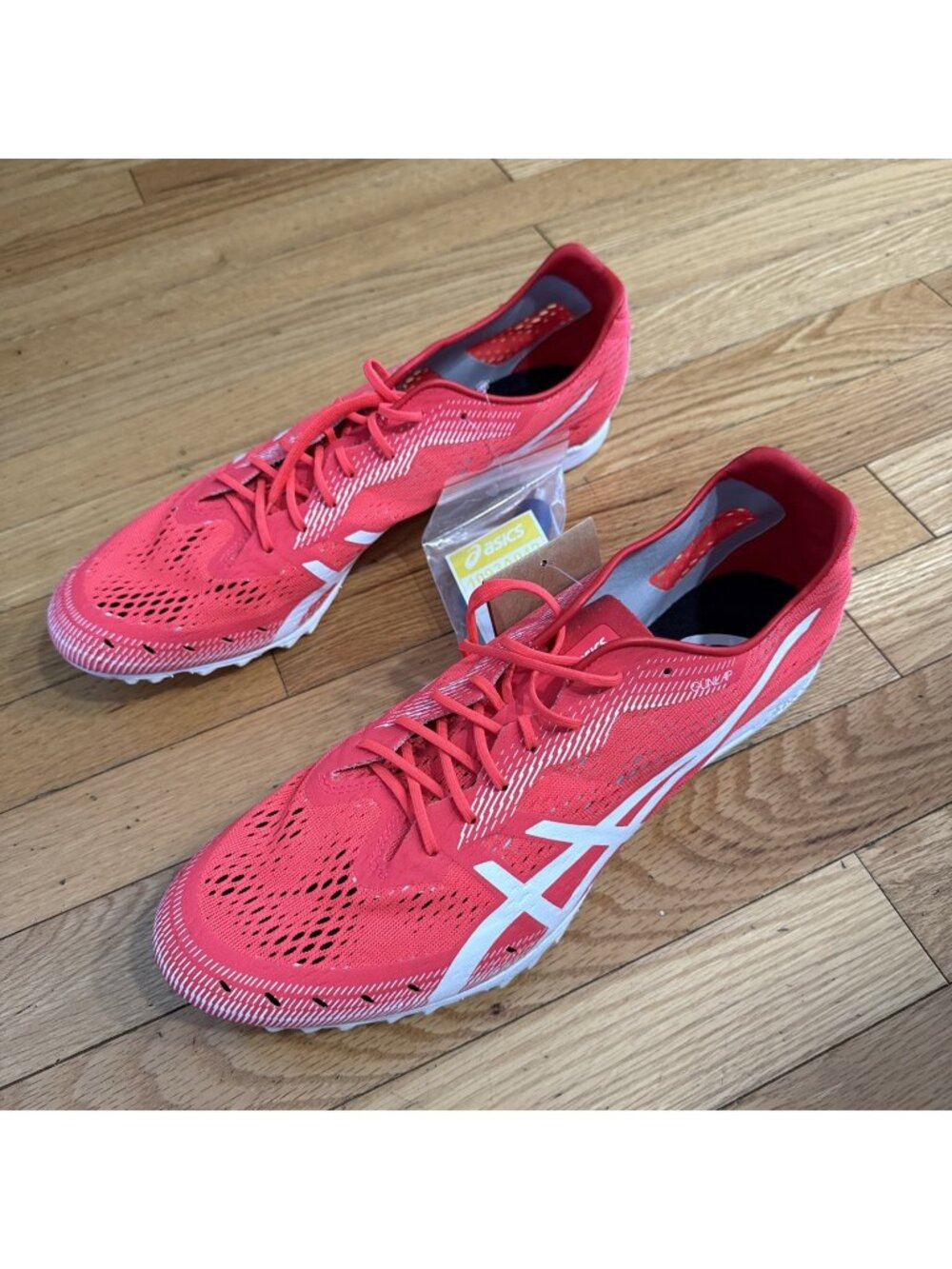 Men's Asics Gun Lap 2 Track Shoes Diva Pink/White Size 14 D Medium US